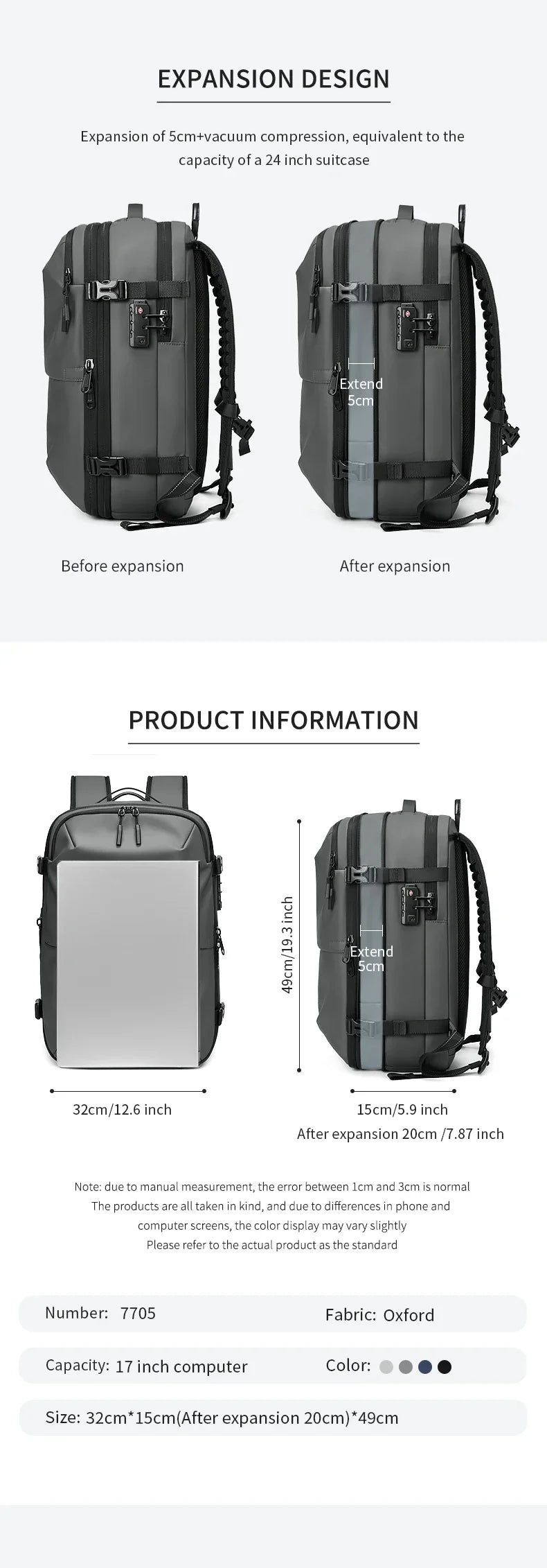 SAC A DOS COMPRESSION - IvaPack™