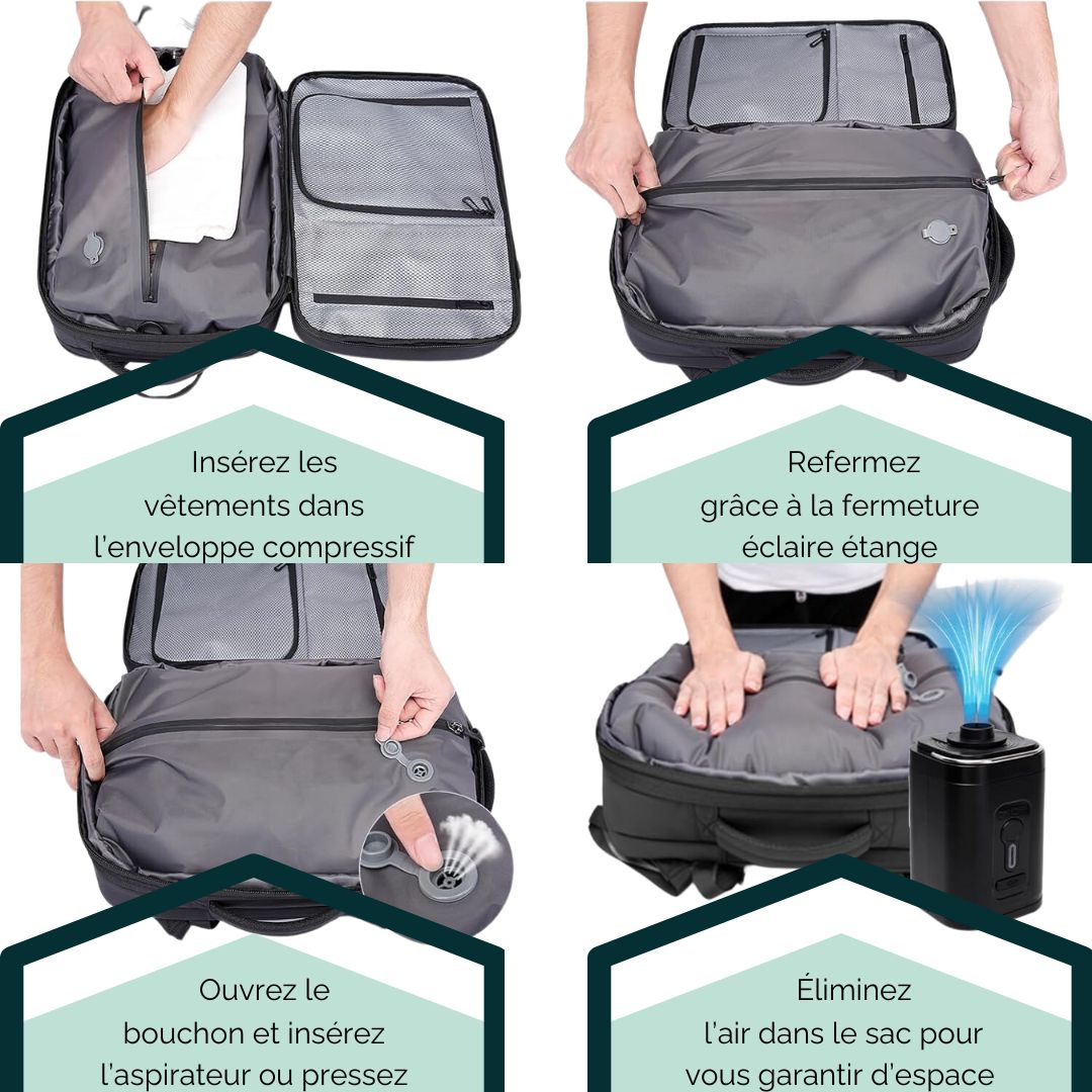SAC A DOS COMPRESSION - VakuPack™